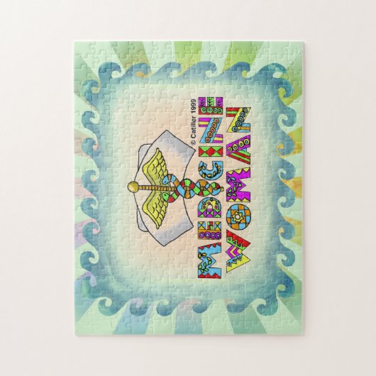 Medicinevrouw Legpuzzel (Verticaal)