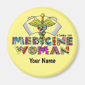 Medicinevrouw Magneet (Voorkant)