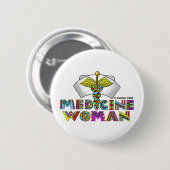 Medicinevrouw Ronde Button 5,7 Cm (Voorkant /achterkant)