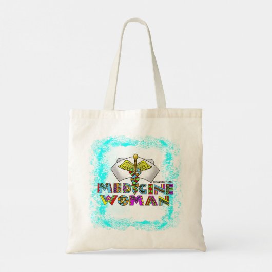Medicinevrouw Tote Bag (Achterkant)