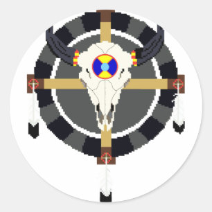 MEDICINEWIEL RONDE STICKER