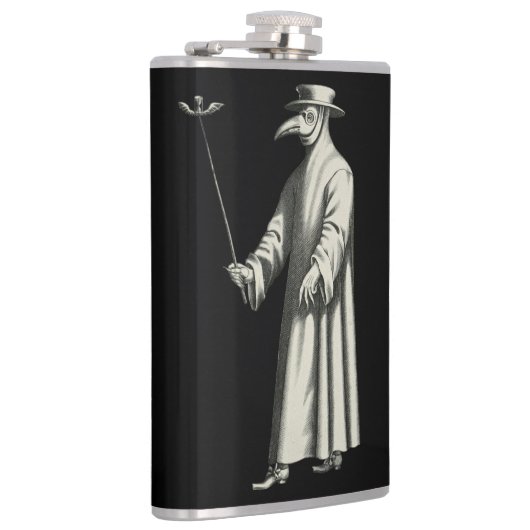 Medico Della Peste Plague Doctor Bird Beak Costuum Heupfles (Rechts)