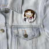 medico geek knop ronde button 5,7 cm (In situ)