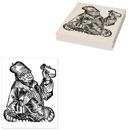 Medicus Wood Art Stamp Rubberstempel (Gestempeld)