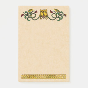 Medievaal ontwerp van de ledematen post-it® notes