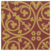 Medieval 13th Century Pattern Stof (Close Up)