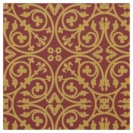 Medieval 13th Century Pattern Stof (Swatch)