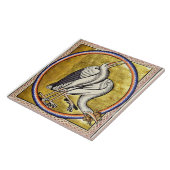 Medieval Aberdeen Bestiary slaat keramische Tegel Tegeltje (Zijkant)