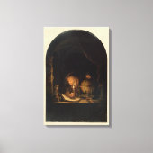 Medieval Alchemist Philosopher Canvas Afdruk (Voorkant)