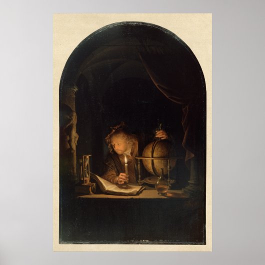 Medieval Alchemist Philosopher Poster (Voorkant)