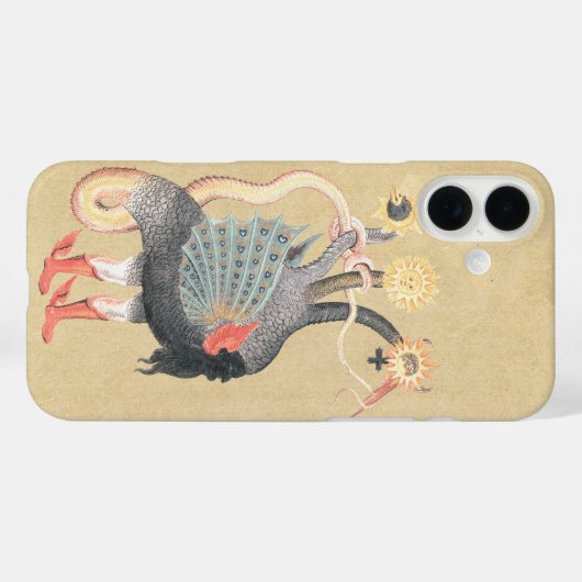 Medieval Alchemy Dragon Case-Mate iPhone Case (Achterkant (horizontaal))