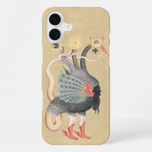 Medieval Alchemy Dragon iPhone Hoesje (Achterkant)