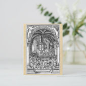 Medieval Alchemy en de Stone van Filosoof Briefkaart (Staand voorkant)