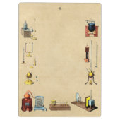 Medieval Alchemy Laboratory Science Tools Klembord (Achterkant)