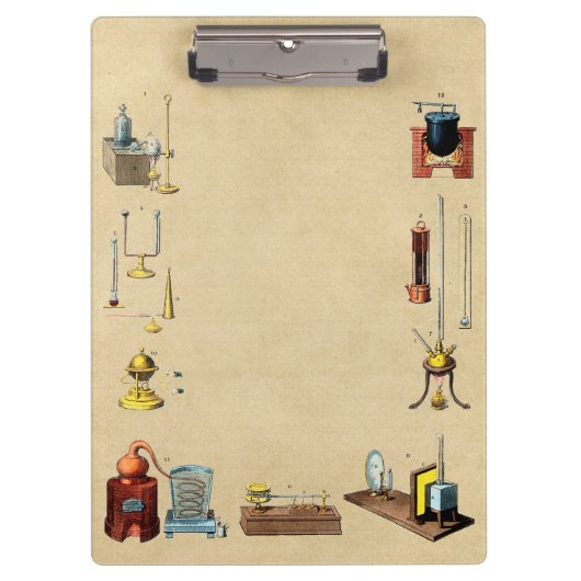 Medieval Alchemy Laboratory Science Tools Klembord (Voorkant)