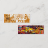 MEDIEVAL ALLEEN BIJ NACHT IN FLORENCE MINI VISITEKAARTJE (Voorkant / Achterkant)