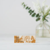 MEDIEVAL ALLEEN BIJ NACHT IN FLORENCE MINI VISITEKAARTJE (Staand voorkant)