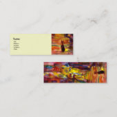 MEDIEVAL ALLEEN BIJ NACHT IN FLORENCE MINI VISITEKAARTJE (Voorkant / Achterkant)