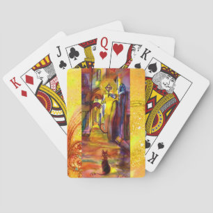 MEDIEVAL ALLEEN BIJ NACHT IN FLORENCE POKERKAARTEN