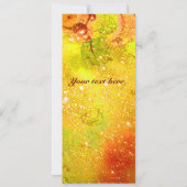 MEDIEVAL ALLEEN BIJ NACHT IN FLORENCE, rood geel (Achterkant)