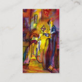 MEDIEVAL ALLEEN BIJ NACHT IN FLORENCE VISITEKAARTJE (Achterkant)