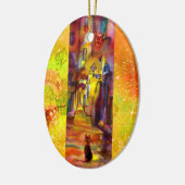 MEDIEVAL ALLEYS BIJ NACHT IN FLORENCE KERAMISCH ORNAMENT (Links)