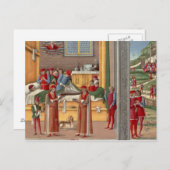 Medieval amputatie scène briefkaart (Voorkant / Achterkant)