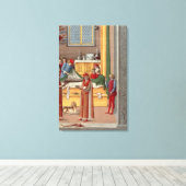 Medieval amputatie scène canvas afdruk (Insitu (Houten vloer))