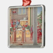 Medieval amputatie scène metalen ornament (Links)