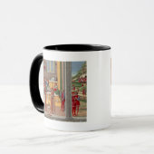 Medieval amputatie scène mok (Voorkant links)