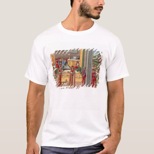 Medieval amputatie scène t-shirt (Voorkant)