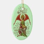 Medieval Angel Keramisch Ornament (Rechts)