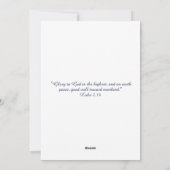 Medieval Angel Kerstmis Feestdagenkaart (Achterkant)