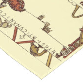 Medieval Anglo-Saxon de Bayeux Tapestry Lange Tafelloper (Hoek)