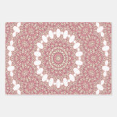 Medieval Arabesque Style Symmetrische Patroonval Inpakpapier Vel (Voorkant 3)