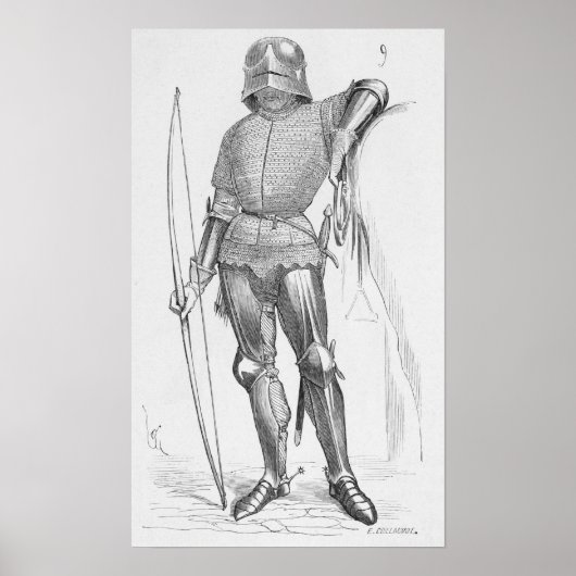 Medieval Archer Poster (Voorkant)