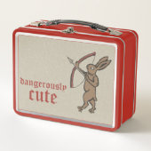 Medieval Archer Rabbit Metal Lunchbox (Voorkant)