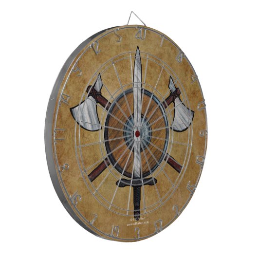 Medieval Arms Dartbord (Voorkant Links)