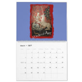 Medieval Art - Lady en Unicorn (door ACCI) Kalender (Mar 2027)