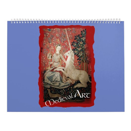Medieval Art - Lady en Unicorn (door ACCI) Kalender (Hoes)