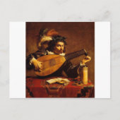 medieval-bard-4 briefkaart (Voorkant)