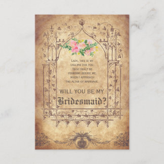 Medieval ben je mijn Bridesmaid? Kaart