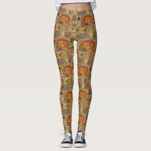 MEDIEVAL BESTIAIR,BEER,BOSBOUWDIEREN LEGGINGS