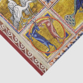 MEDIEVAL BESTIAIR,BEER,BOSBOUWDIEREN TISSUEPAPIER (Detail)
