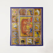 MEDIEVAL BESTIAIR,BEER,BOSBOUWDIEREN WANDKLEED (Voorkant)