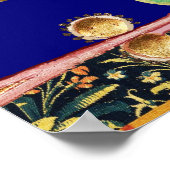 MEDIEVAL BESTIAIR, FLYBATS BOEST DIER Sinaasappel Poster (Hoek)