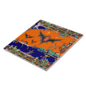 MEDIEVAL BESTIAIR, FLYBATS BOEST DIER Sinaasappel Tegeltje (Zijkant)