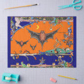 MEDIEVAL BESTIAIR, FLYBATS BOEST DIER Sinaasappel Tissuepapier (Craft)