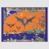 MEDIEVAL BESTIAIR, FLYBATS BOEST DIER Sinaasappel Tissuepapier (Voorkant)