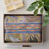 MEDIEVAL BESTIAIR, GELD EN WITTE KAT,DIEREN TISSUEPAPIER (Geschenk)